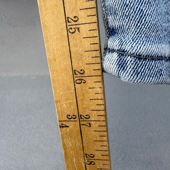 Evereve Jeans Women's 24 (0) Light Blue High Rise Fit Ever Straight Skinny Leg - Picture 13 of 14